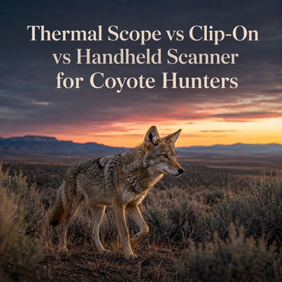 Thermal Scope vs Clip-On vs Handheld Scanner for Coyote Hunters